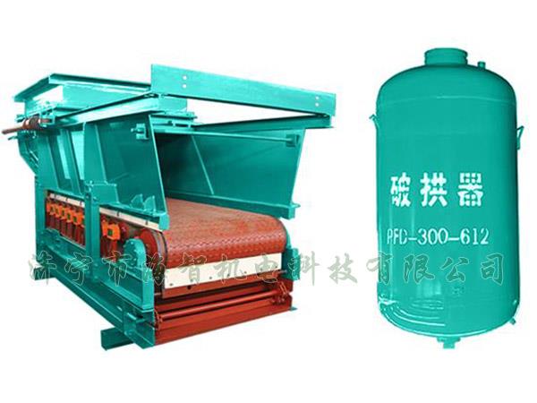 防止在給料機(jī)距離倉口較高的時(shí)候，連接段內(nèi)的物料壓實(shí)粘結(jié)成拱或粘壁